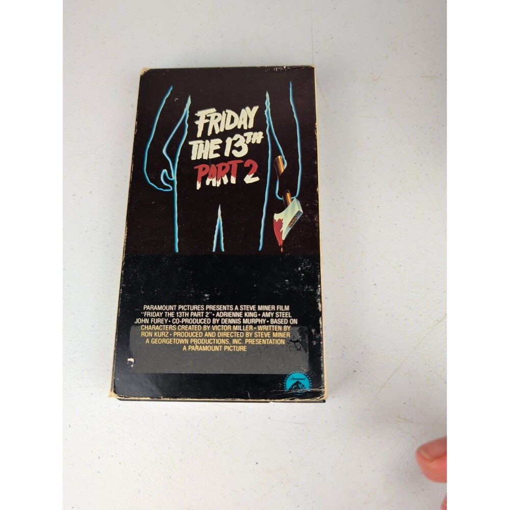 Friday The 13th Part 2 1981 Paramount Home Video VHS Horror Movie Tested Works